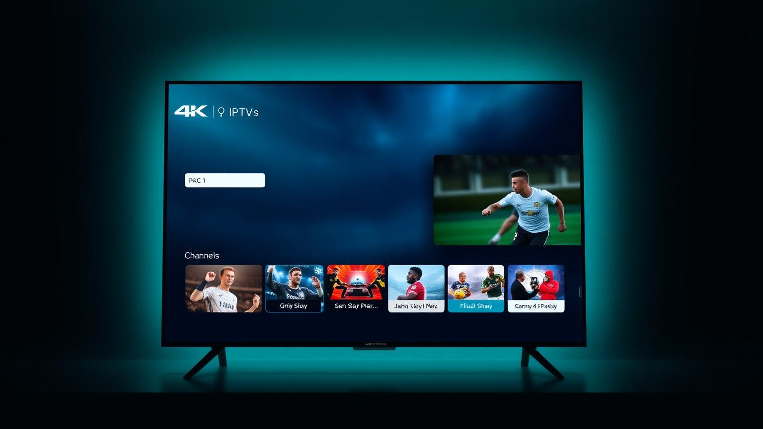 Epix IPTV streaming live sports and channel grid on a 4K TV — 2026 review