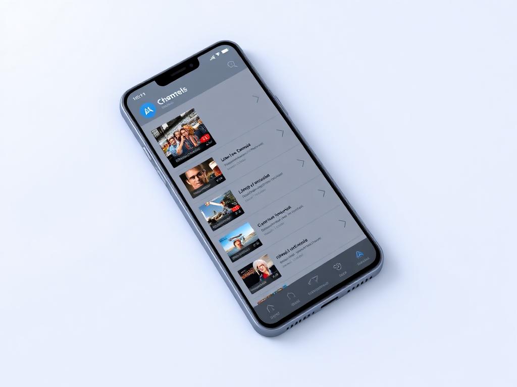 Application IPTV Smarters Pro sur smartphone Android