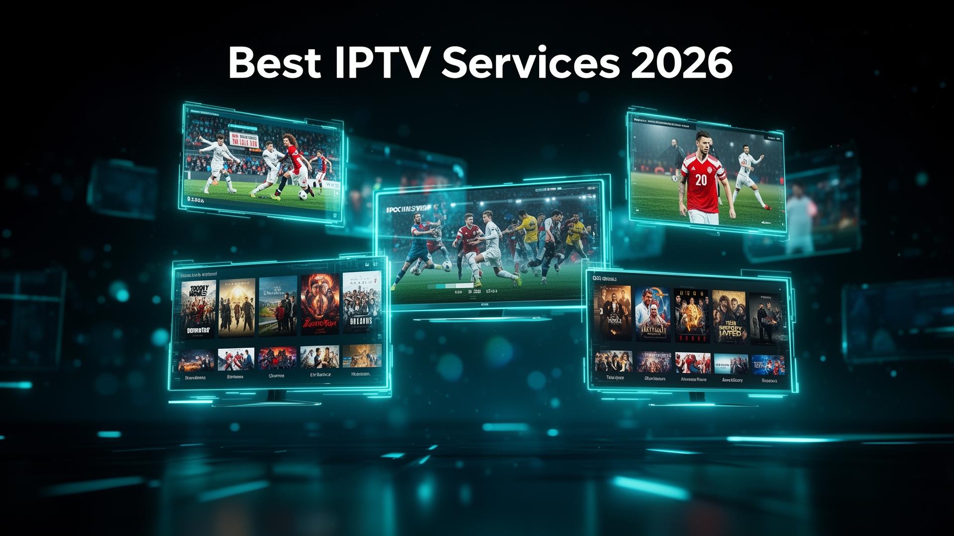 Best IPTV services 2026 — multi-screen streaming preview